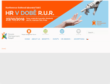 Tablet Screenshot of peoplemanagementforum.cz